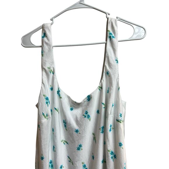 Show Me Your Mumu Serenade Mini Dress Bluebell Ditsy Pattern XL - Picture 4 of 7